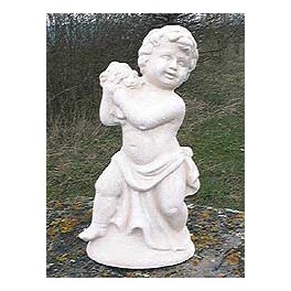 Putto mit Blumen