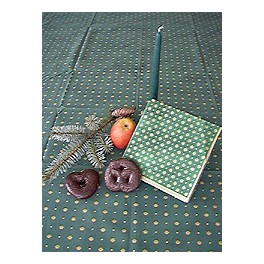 Tischdecke Allover Stars green Tischdecke Allover Stars green