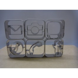 6er App Cutter Set